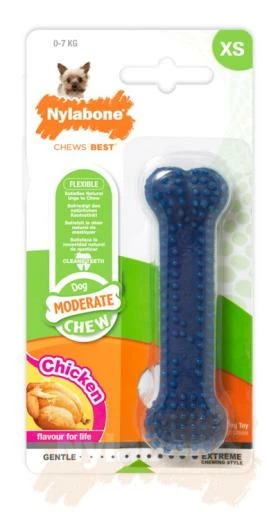 Nylabone Juguete Hueso Dental Plaque Attacker Para Perros 4 Nylabone Juguete Hueso Dental Plaque Attacker Para Perros - Imagen 2
