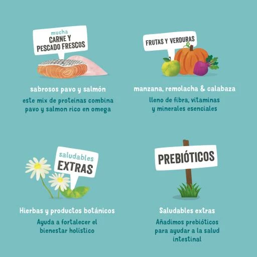 Pack 11 Edgard & Cooper Salmón Y Pavo Con Remolacha, Manzana Y Espinacas 5 Pack 11 Edgard & Cooper Salmón Y Pavo Con Remolacha, Manzana Y Espinacas - Imagen 3