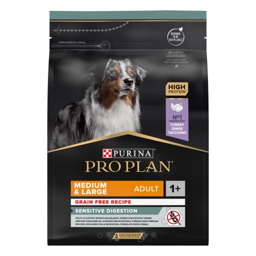 Pro Plan Optidigest Grain Free Adult De Pavo Medium/Large 5 Pro Plan Optidigest Grain Free Adult De Pavo Medium/Large - Imagen 3