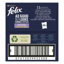 Felix Multipack Fantastic Selección De Sabores En Gelatina -Suministros De Mascotas Ventas 2024 07613039932308 03 Back 6305d9ead42e1 g