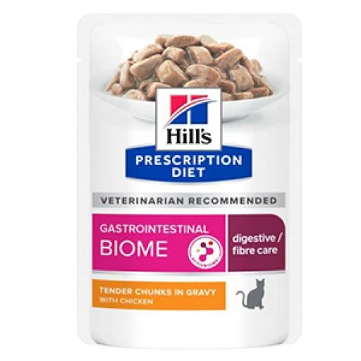 Hill's Comida Húmeda Prescription Diet Gastrointestinal Biome Para Gatos 3 Hill's Comida Húmeda Prescription Diet Gastrointestinal Biome Para Gatos