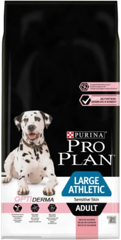 Pro Plan Optiderma Adult De Salmón Large Athletic -Suministros De Mascotas Ventas 2024 111031 pro plan dog large adult athletic skin salmon 14kg front 1 g