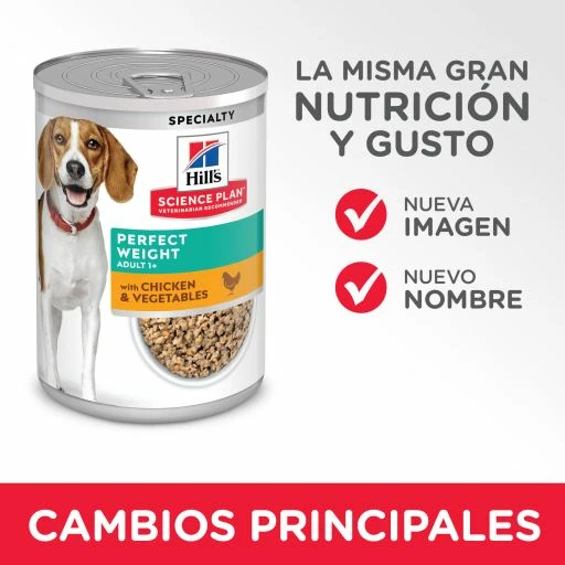 Pack 12 Hill's Comida Húmeda Science Plan Perfect Weight De Pollo Para El Control De Peso En Perros 6 Pack 12 Hill's Comida Húmeda Science Plan Perfect Weight De Pollo Para El Control De Peso En Perros - Imagen 4