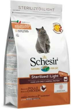 Schesir Pienso Light De Pollo Para Gatos Esterilizados
