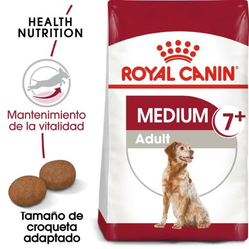 Royal Canin Medium Adult 7+ Pienso Para Perro Sénior De Razas Tamaño Mediano 3 Royal Canin Medium Adult 7+ Pienso Para Perro Sénior De Razas Tamaño Mediano