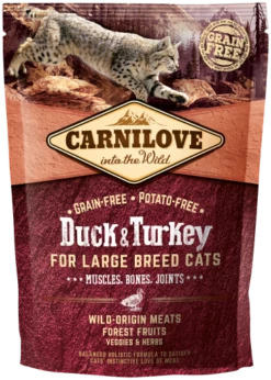 Carnilove Pienso Natural Adult Gatos Raza Grande Pato Y Pavo -Suministros De Mascotas Ventas 2024 118022 8595602512775 3 g