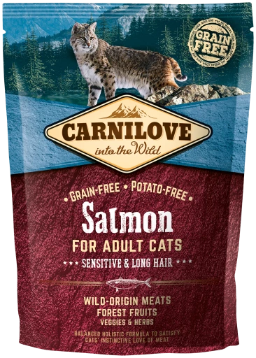 Carnilove Pienso Natural Gatos Sensibles Y Pelo Largo Adult Salmón 5 Carnilove Pienso Natural Gatos Sensibles Y Pelo Largo Adult Salmón - Imagen 3