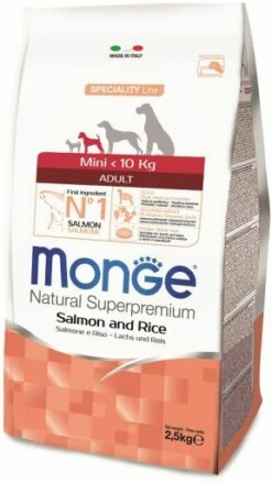 Monge Pienso Adult Mini Salmón Y Arroz Para Perros Pequeños
