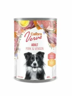 Calibra Comida Húmeda Verve Grain Free Adult De Cerdo Y Venado Para Perros