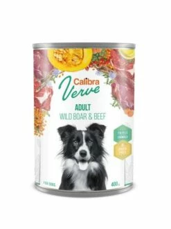 Calibra Comida Húmeda Verve Grain Free Adult De Jabalí Y Ternera Para Perros