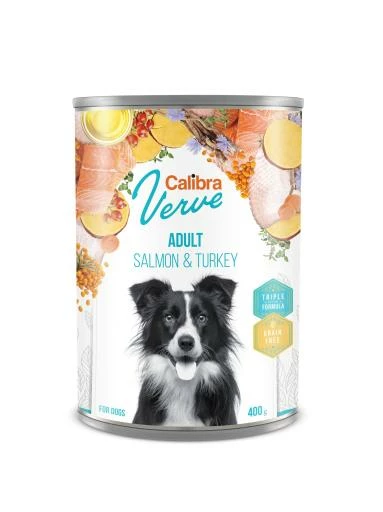 Calibra Comida Húmeda Verve Grain Free Adult De Salmón Y Pavo Para Perros 3 Calibra Comida Húmeda Verve Grain Free Adult De Salmón Y Pavo Para Perros