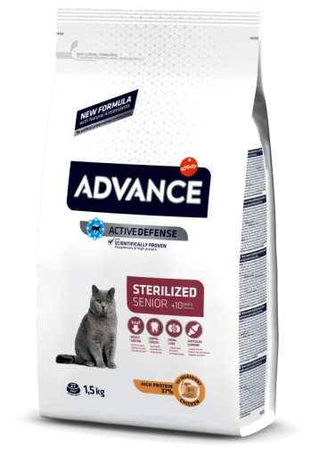 Advance Pienso Para Gato Sénior Esterilizado +10 3 Advance Pienso Para Gato Sénior Esterilizado +10