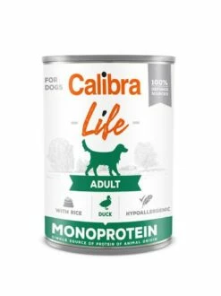 Calibra Comida Húmeda Life Adult De Pato Y Arroz Para Perros