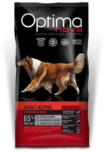 Optimanova Pienso Active Para Perros Adultos De Pollo Y Arroz 7 Optimanova Pienso Active Para Perros Adultos De Pollo Y Arroz - Imagen 5
