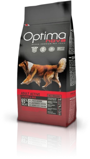 Optimanova Pienso Active Para Perros Adultos De Pollo Y Arroz 6 Optimanova Pienso Active Para Perros Adultos De Pollo Y Arroz - Imagen 4