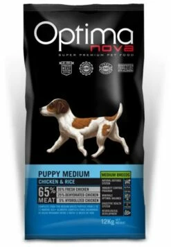 Optimanova Pienso Para Cachorros Medianos De Pollo Y Arroz 11 Optimanova Pienso Para Cachorros Medianos De Pollo Y Arroz -Suministros De Mascotas Ventas 2024 126388 126340 8413037561444 1 jpeg 1 g