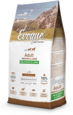 Evoque Adult Medium/Large CorderoWild Jabalí Y Arroz