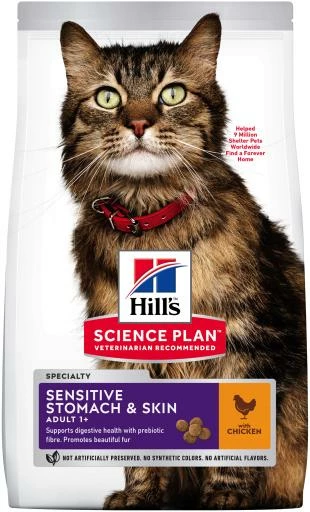 Hill's Pienso Science Plan Sensitive Stomach & Skin Para Estómagos Y Pieles Sensibles En Gatos 3 Hill's Pienso Science Plan Sensitive Stomach & Skin Para Estómagos Y Pieles Sensibles En Gatos