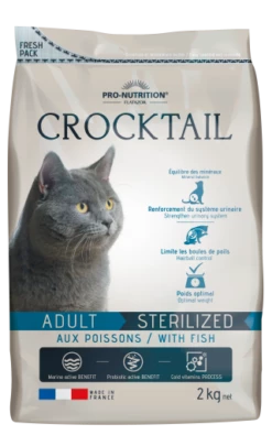 Flatazor Pienso Para Gatos Crocktail Adult Esterilizado Pescado
