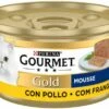 Pack 24 Gourmet Comida Húmeda Gold Mousse De Pollo Para Gatos -Suministros De Mascotas Ventas 2024 171261 gold mousse frango 8410168195586 1 1 g