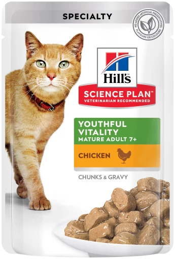Pack 12 Hill's Science Plan Youthful Vitality Pollo En Pouche 3 Pack 12 Hill's Science Plan Youthful Vitality Pollo En Pouche