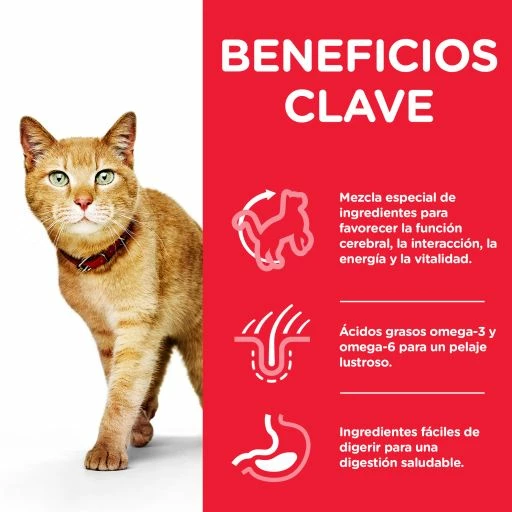 Pack 12 Hill's Science Plan Youthful Vitality Pollo En Pouche 4 Pack 12 Hill's Science Plan Youthful Vitality Pollo En Pouche - Imagen 2