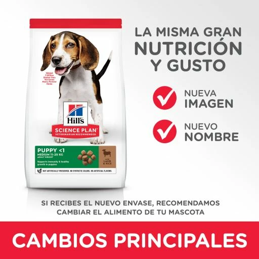 Hill's Science Plan Puppy Medium Con Cordero Y Arroz Para Cachorros Medianos 6 Hill's Science Plan Puppy Medium Con Cordero Y Arroz Para Cachorros Medianos - Imagen 4