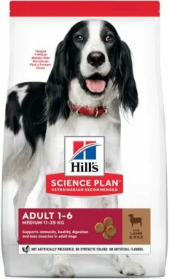 Hill's Pienso Science Plan Adult Medium De Cordero Para Perros De Raza Mediana