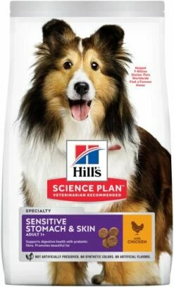 Hill's Pienso Science Plan Sensitive Stomach & Skin Para Estómagos Y Pieles Sensibles En Perros