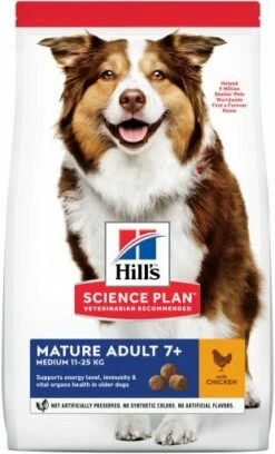 Hill's Pienso Science Plan Mature +7 Medium De Pollo Para Perros Senior De Razas Medianas
