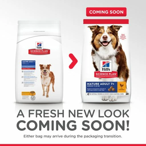 Hill's Pienso Science Plan Mature +7 Medium De Pollo Para Perros Senior De Razas Medianas 5 Hill's Pienso Science Plan Mature +7 Medium De Pollo Para Perros Senior De Razas Medianas - Imagen 3
