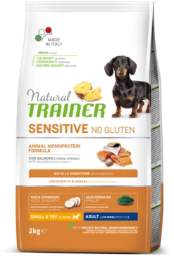 Trainer Natural Sensitive No Gluten Small&Toy Adult Salmón Y Cereal Integral