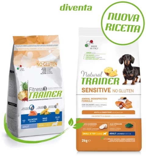 Trainer Natural Sensitive No Gluten Small&Toy Adult Salmón Y Cereal Integral 5 Trainer Natural Sensitive No Gluten Small&Toy Adult Salmón Y Cereal Integral - Imagen 3