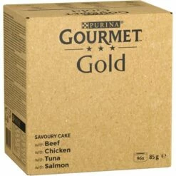 Gourmet Comida Húmeda En Multipack Tartelette De Buey, Pollo, Atún Y Salmón Para Gatos