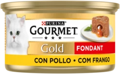 Pack 24 Gourmet Comida Húmeda Gold Fondant De Pollo Para Gatos -Suministros De Mascotas Ventas 2024 187848 gold fondant frango 7613036226868 2 4 g