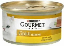 Pack 24 Gourmet Comida Húmeda Gold Terrine De Pollo Para Gatos -Suministros De Mascotas Ventas 2024 187853 gold terrine de pollo 1 jpeg 0 g