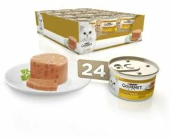 Pack 24 Gourmet Comida Húmeda Gold Terrine De Pollo Para Gatos