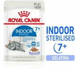 Pack 12 Royal Canin Indoor Sterilised Comida Húmeda En Salsa Para Gato Adulto Esterilizado De Interior
