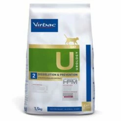 HPM Pienso Virbac Veterinary U2 Urology Dissolution & Prevention Para Reducir Cálculos En Gatos