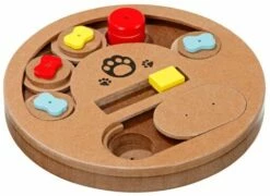 Karlie Flamingo Juguete De Inteligencia Boney Madera Para Cachorros