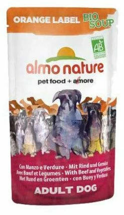Pack 20 Almo Nature Con Pollo Y Vegetales Bio Para Perros