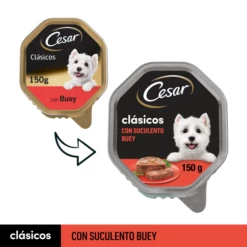 Pack 14 Cesar Comida Húmeda Para Perros Sabor Buey En Paté Tarrina 13 Pack 14 Cesar Comida Húmeda Para Perros Sabor Buey En Paté Tarrina -Suministros De Mascotas Ventas 2024 38198 1 g
