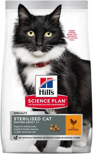 Hill's Pienso Science Plan Mature Adult +7 De Pollo Para Gatos Mayores Esterilizados 3 Hill's Pienso Science Plan Mature Adult +7 De Pollo Para Gatos Mayores Esterilizados