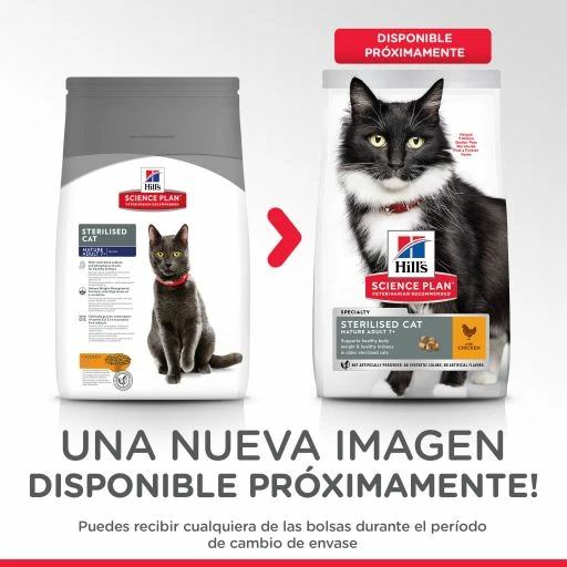 Hill's Pienso Science Plan Mature Adult +7 De Pollo Para Gatos Mayores Esterilizados 5 Hill's Pienso Science Plan Mature Adult +7 De Pollo Para Gatos Mayores Esterilizados - Imagen 3