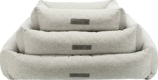 Trixie Cama Vital Noah Cuadrada Gris Claro Para Perros 4 Trixie Cama Vital Noah Cuadrada Gris Claro Para Perros - Imagen 2