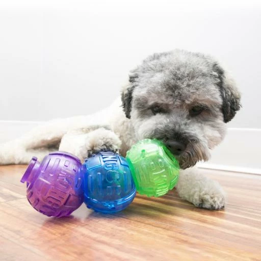 KONG Pelota Doble Lock It Para Snacks 4 KONG Pelota Doble Lock It Para Snacks - Imagen 2