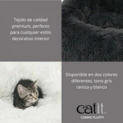 Catit Cama Fluffy Gris Oscuro 8 Catit Cama Fluffy Gris Oscuro -Suministros De Mascotas Ventas 2024 430299 camas fluffy catit 3 2 g