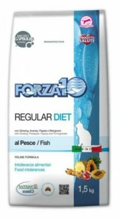 Forza10 Alimento Dietético Completo Para Gatos Regular Diet Pescado