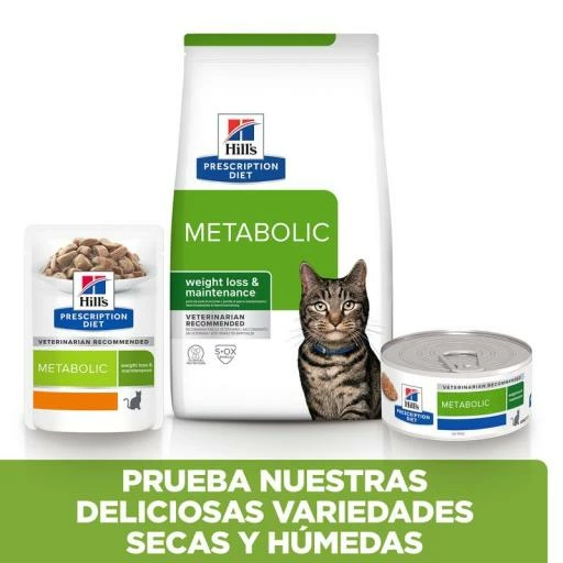 Hill's Pienso Metabolic Weight Loss & Maintenance De Pollo Para La Pérdida De Peso En Gatos 6 Hill's Pienso Metabolic Weight Loss & Maintenance De Pollo Para La Pérdida De Peso En Gatos - Imagen 4