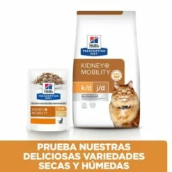 Hill's Comida Húmeda Prescription Diet K/d + J/d Para Enfermedades Renales Y Artrosis En Gatos -Suministros De Mascotas Ventas 2024 52742011561 6 g